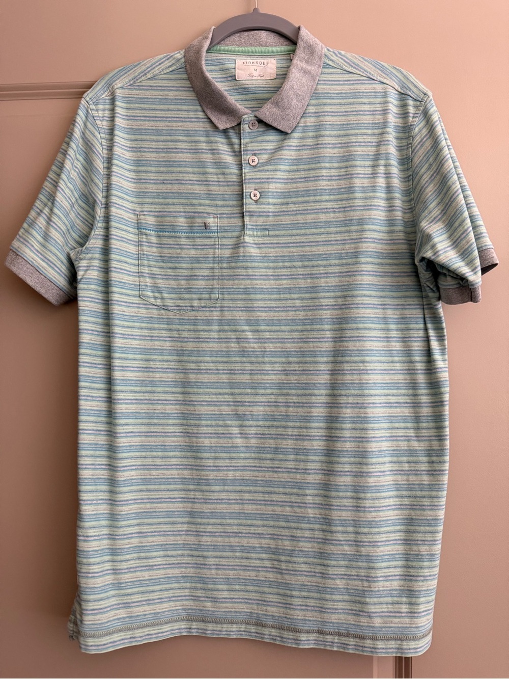 Linksoul Solana Pima Cotton Striped Polo